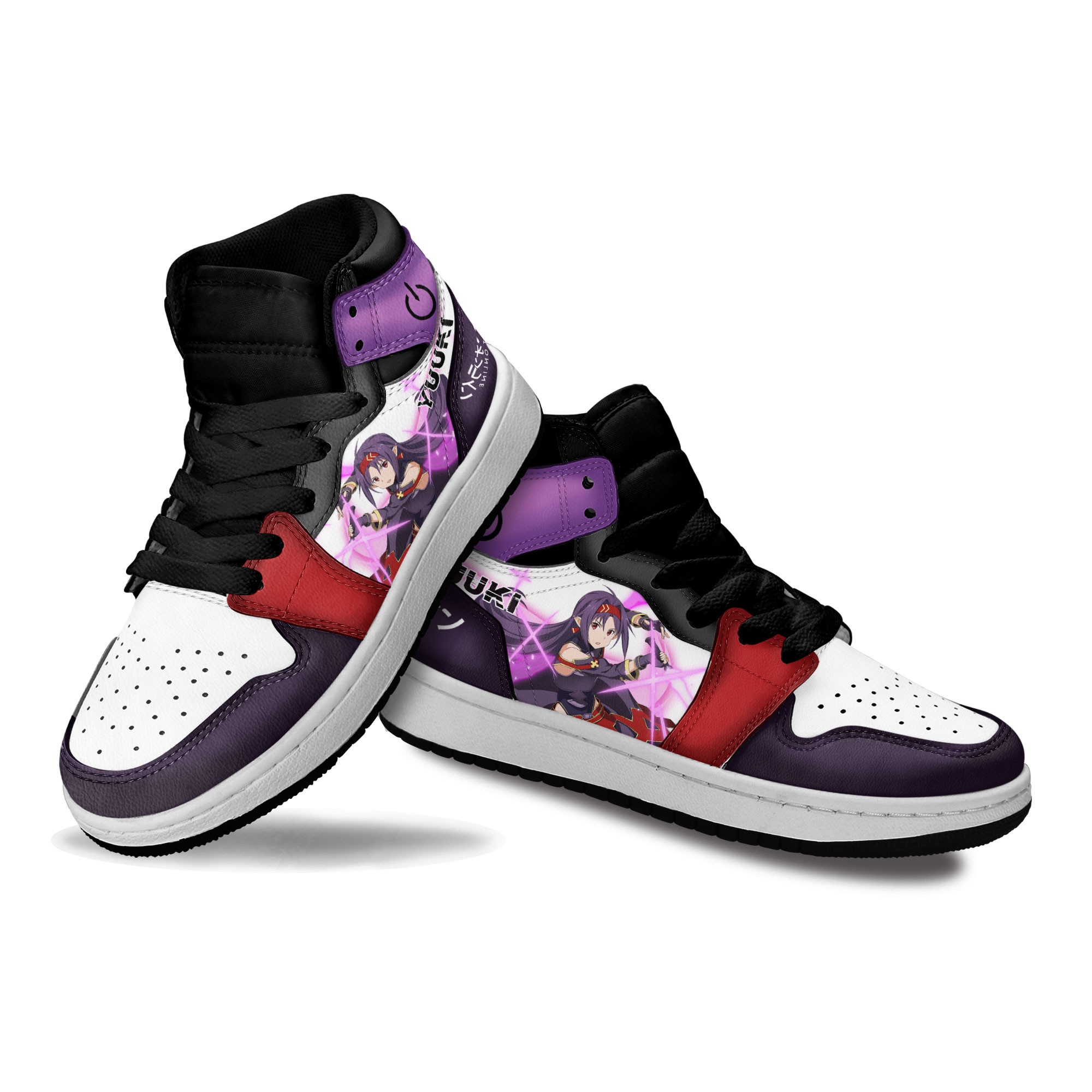 Yuuki Kids Sneakers Custom Sword Art Online Anime Shoes For Kids