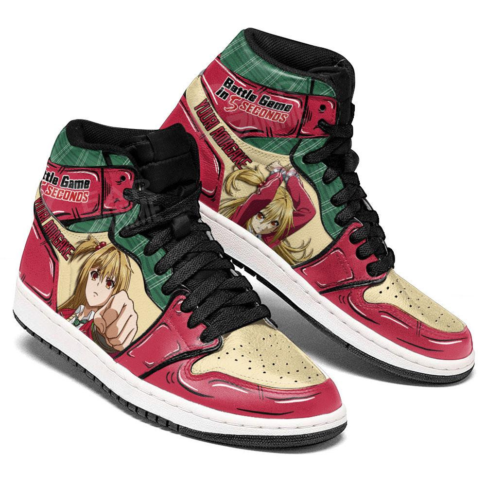 Yuuri Amagake JD1s Sneakers Anime Battle in 5 Seconds After Meeting Shoes, Air Jordan Hightop