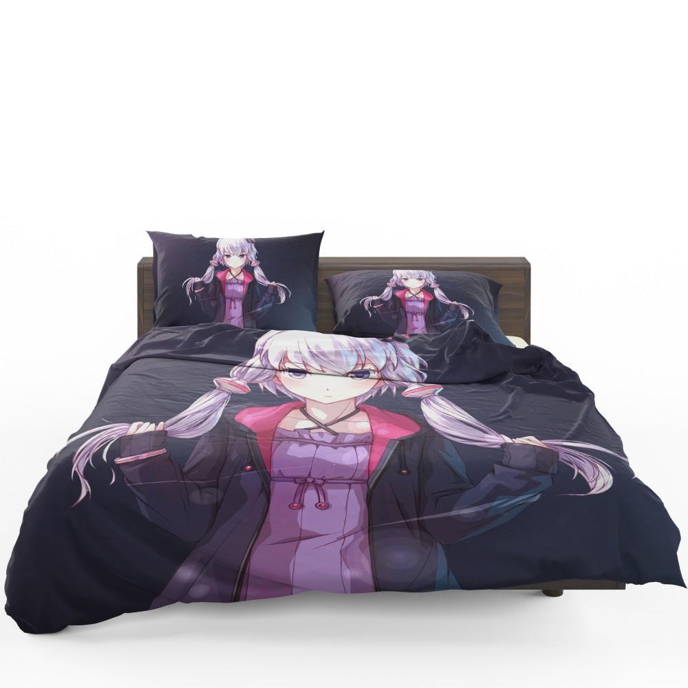Yuzuki Yukari Vovaloid Anime Girl Duvet Cover Bedding Set