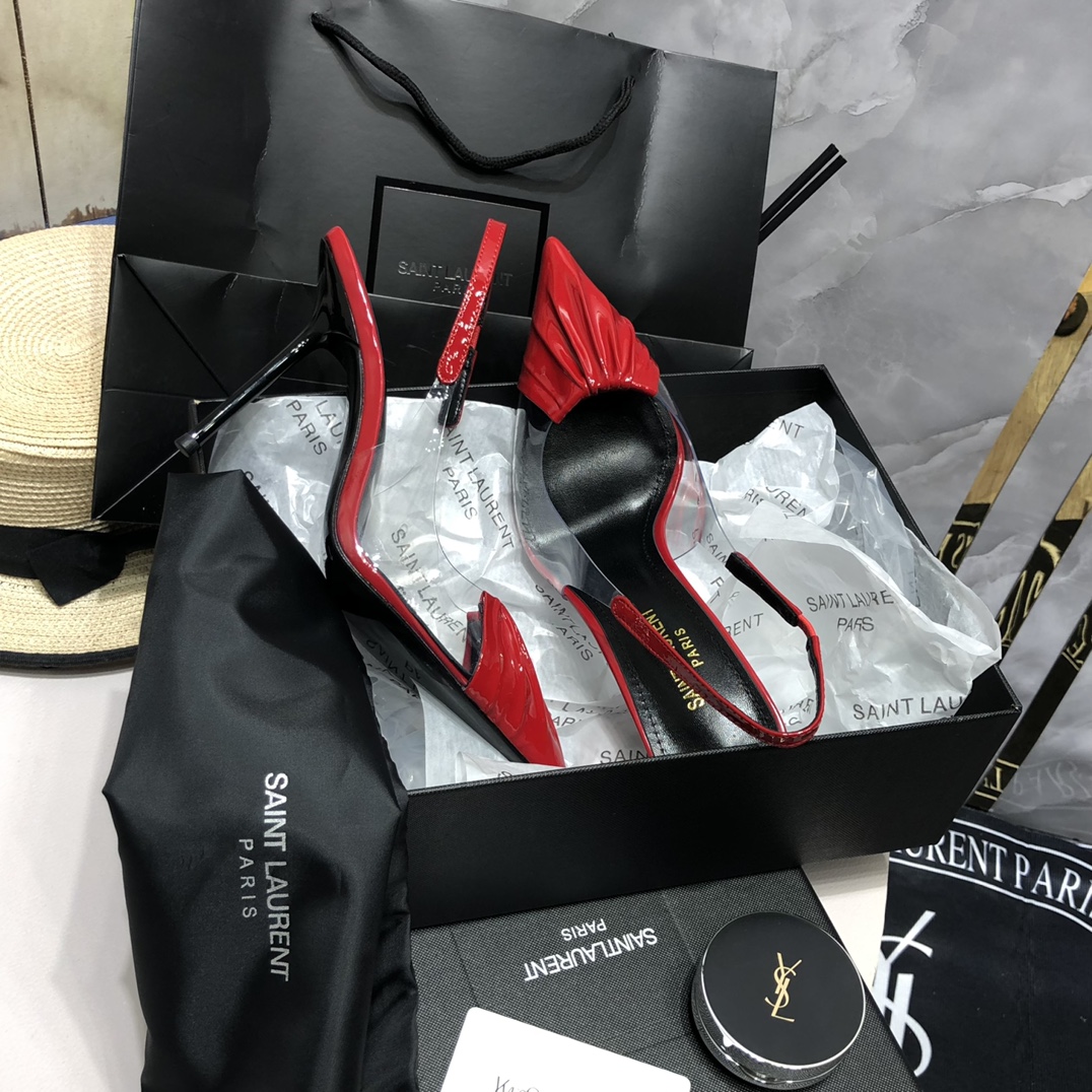 Yves Saint Laurent 140mm Pointed-Toe Pumps Red For Women