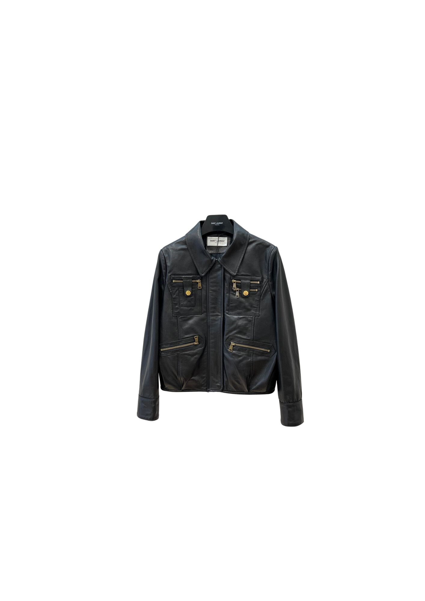Yves Saint Laurent Biker Jacket Black For Women Yves Saint Laurent Biker Jacket Black For Women