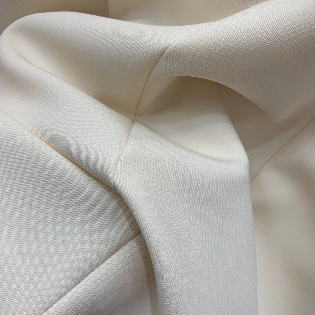 Yves Saint Laurent Double Breasted Dress White For Women Yves Saint Laurent Double Breasted Dress White For Women