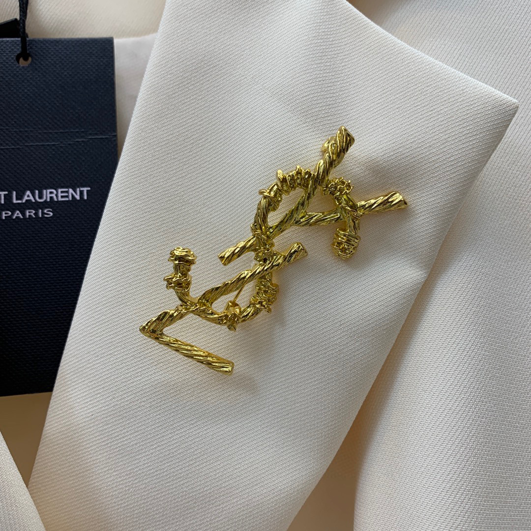 Yves Saint Laurent Double Breasted Dress White For Women Yves Saint Laurent Double Breasted Dress White For Women