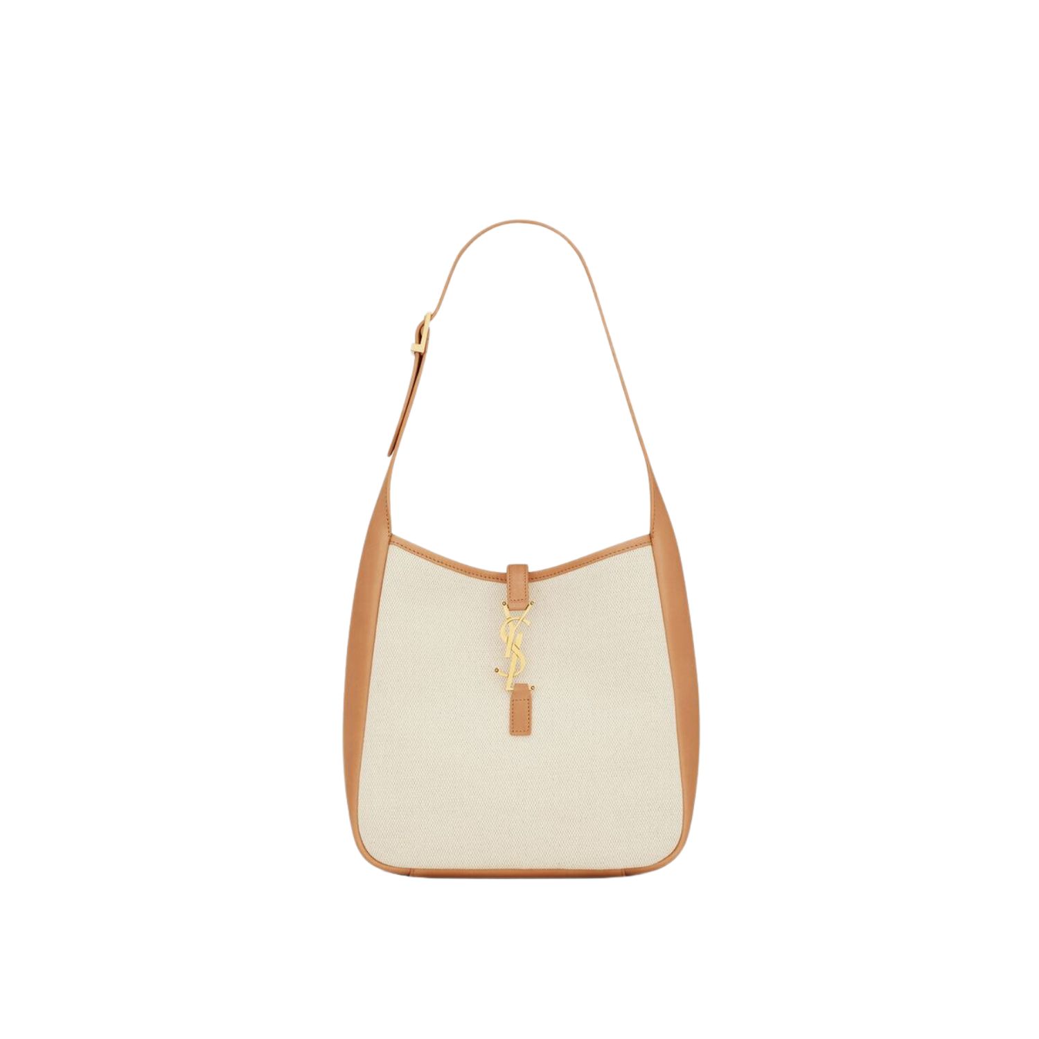 Yves Saint Laurent Small Le 5 À 7 Supple In Canvas And Smooth Leather For Women 727709FABE69062 – 9 Inches/ 23 Cm