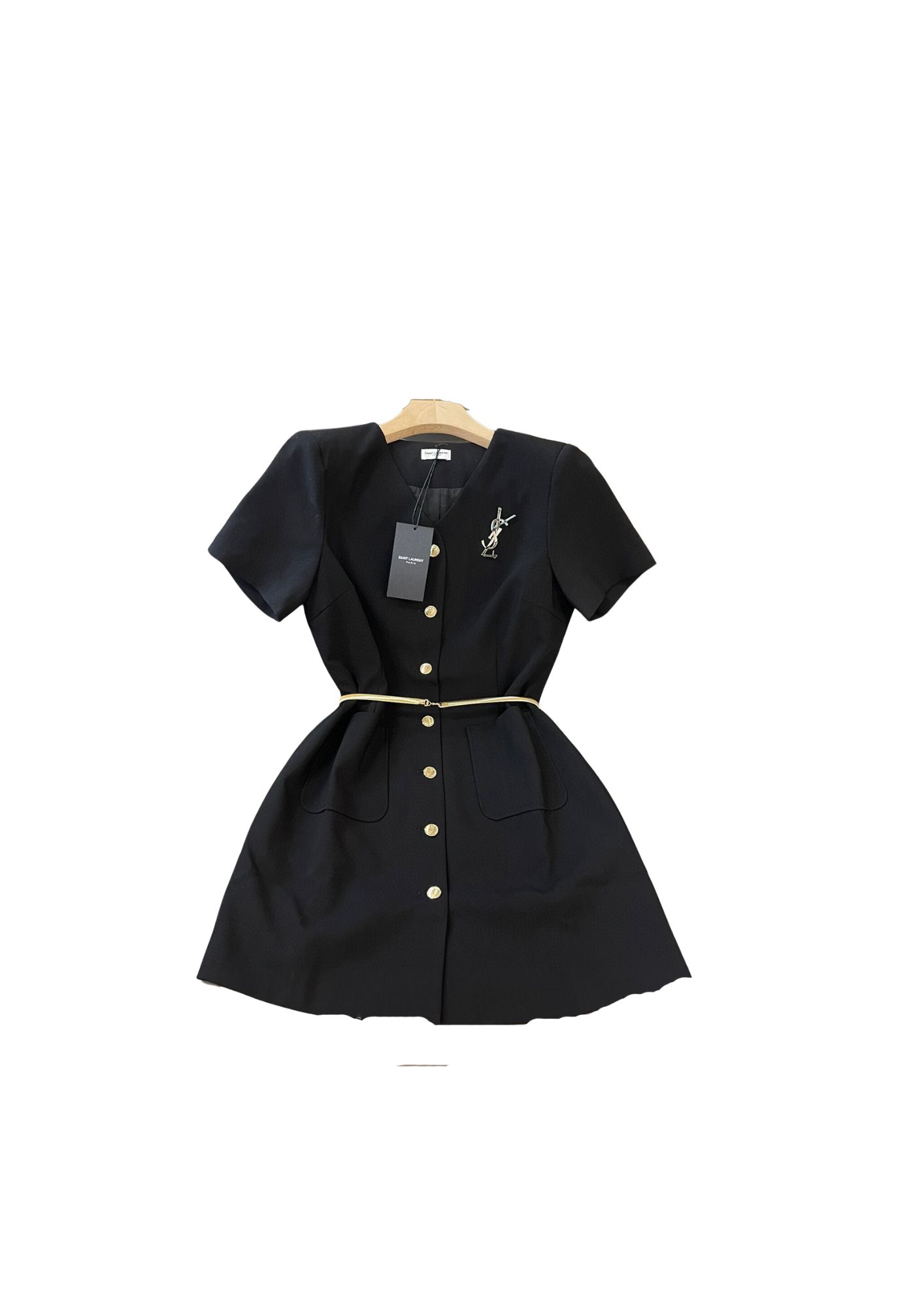 Yves Saint Laurent The Shirt Dress Black For Women Yves Saint Laurent The Shirt Dress Black For Women
