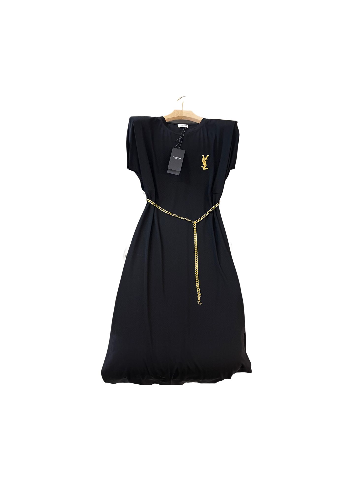 Yves Saint Laurent The Split Dress Black For Women