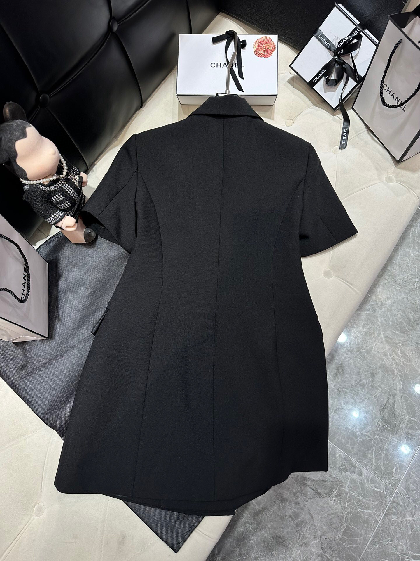 Yves Saint Laurent The Vest Neck Dress Black For Women Yves Saint Laurent The Vest Neck Dress Black For Women