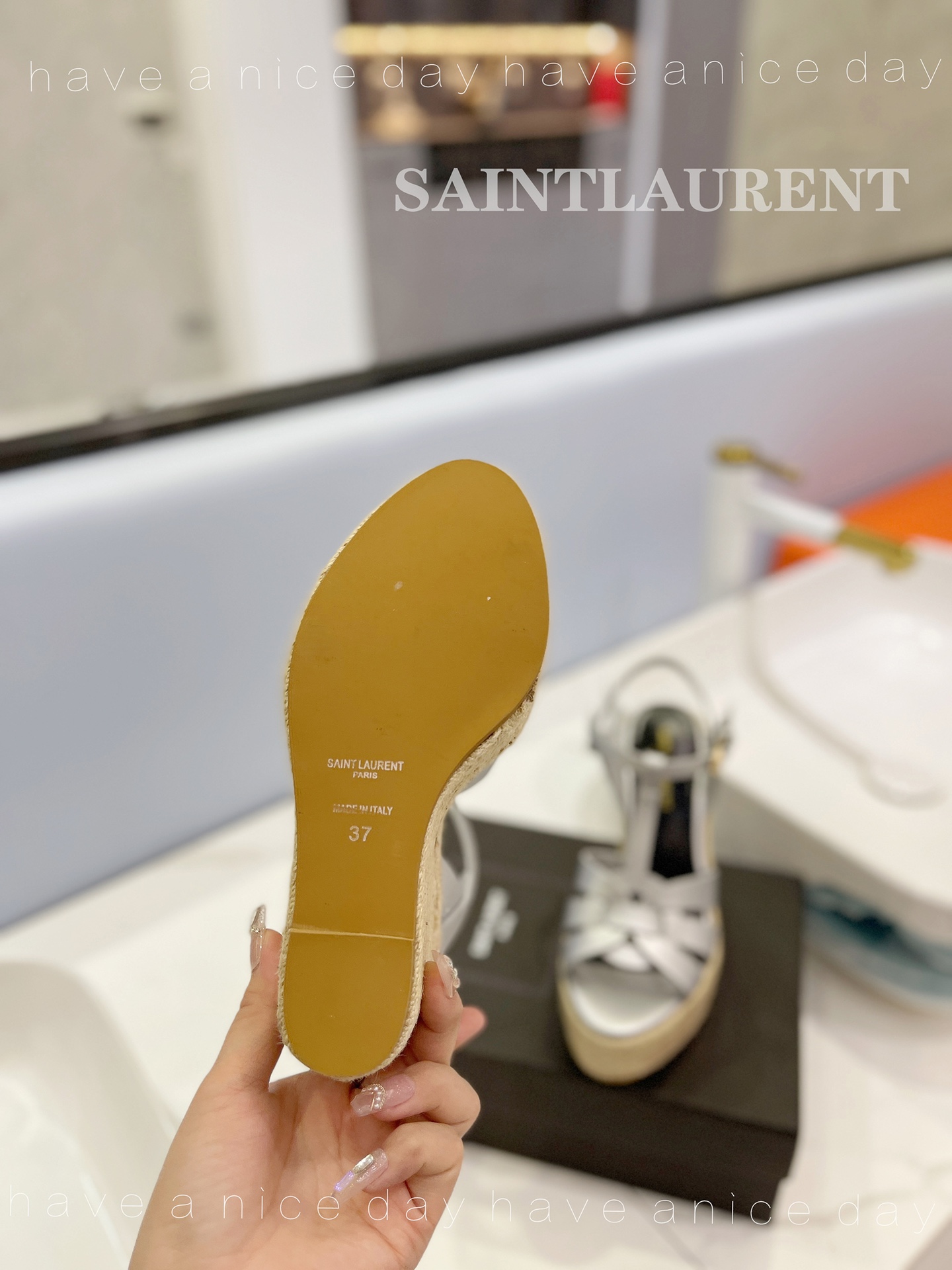 Yves Saint Laurent Tribute Espadrilles In Smooth Silver For Women