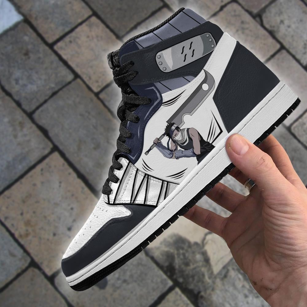 Zabuza Shoes JD1s Sneakers High Top Anime Shoes, Air Jordan Hightop