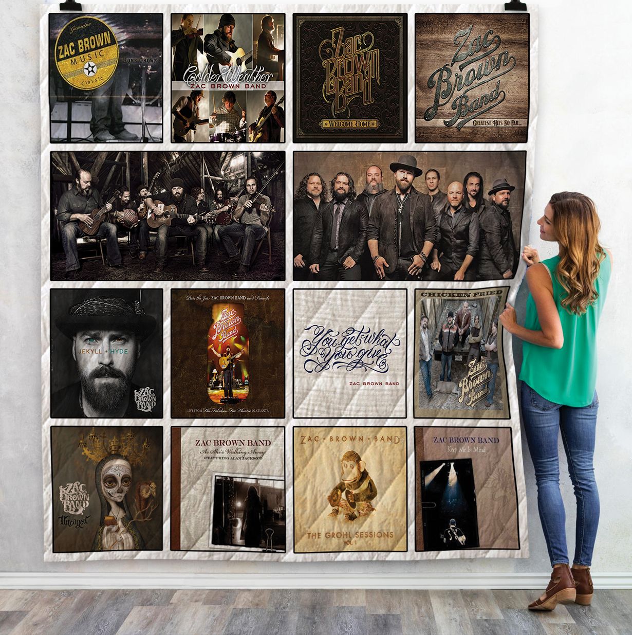 Zac Brown Band Quilt Blanket