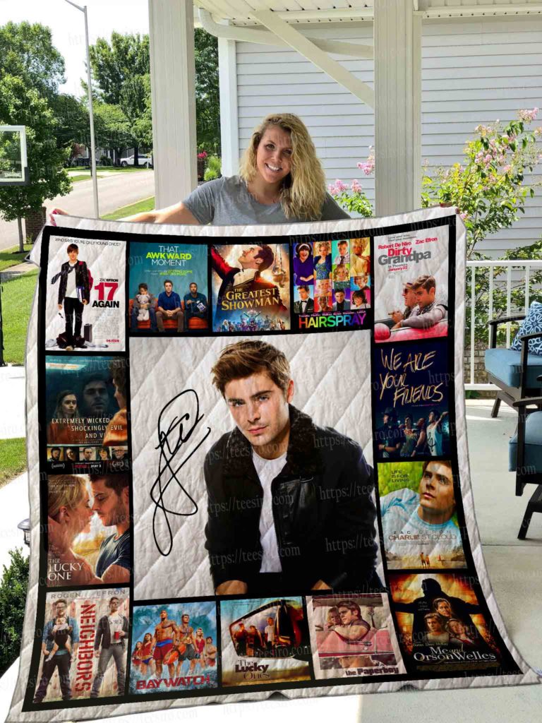 Zac Efron 3D Quilt Blanket