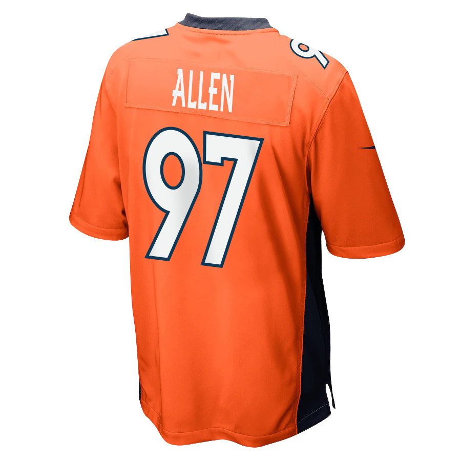 Zach Allen 97 Denver Broncos Game Men Stitched Jersey – Orange Zach Allen 97 Denver Broncos Game Men Stitched Jersey – Orange