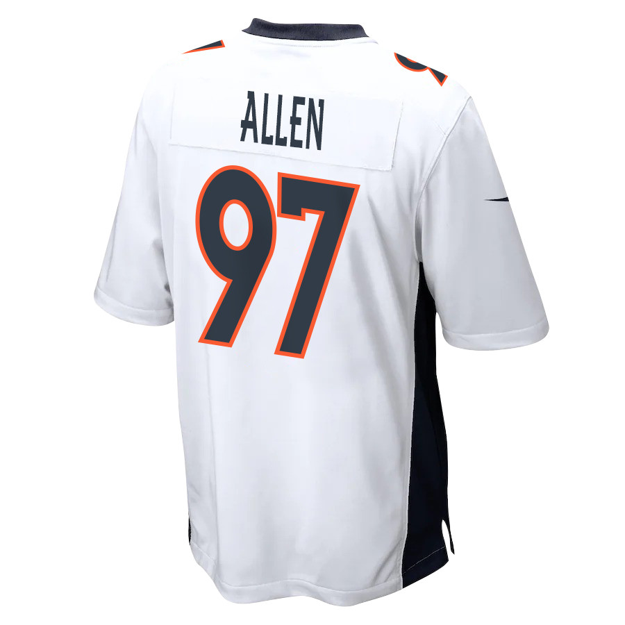 Zach Allen 97 Denver Broncos Game Men Stitched Jersey – White Zach Allen 97 Denver Broncos Game Men Stitched Jersey – White