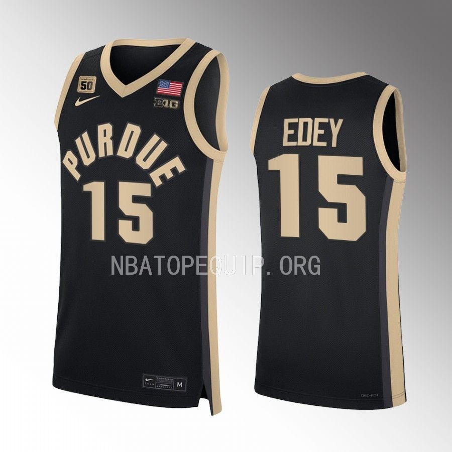 Zach Edey Purdue Boilermakers Black Jersey