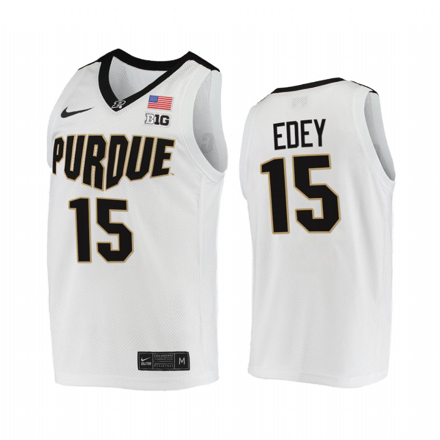 Zach Edey Purdue Boilermakers White Jersey 2022 College