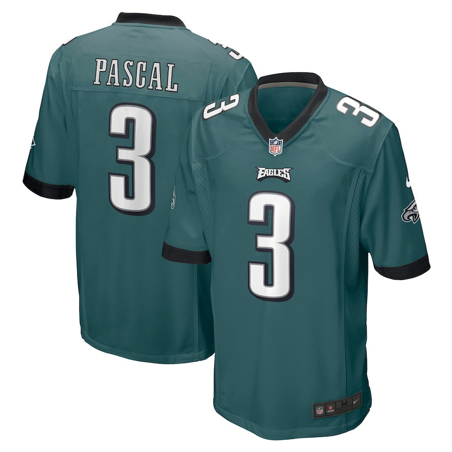 Zach Pascal 3 Philadelphia Eagles Game Stitched Jersey – Green