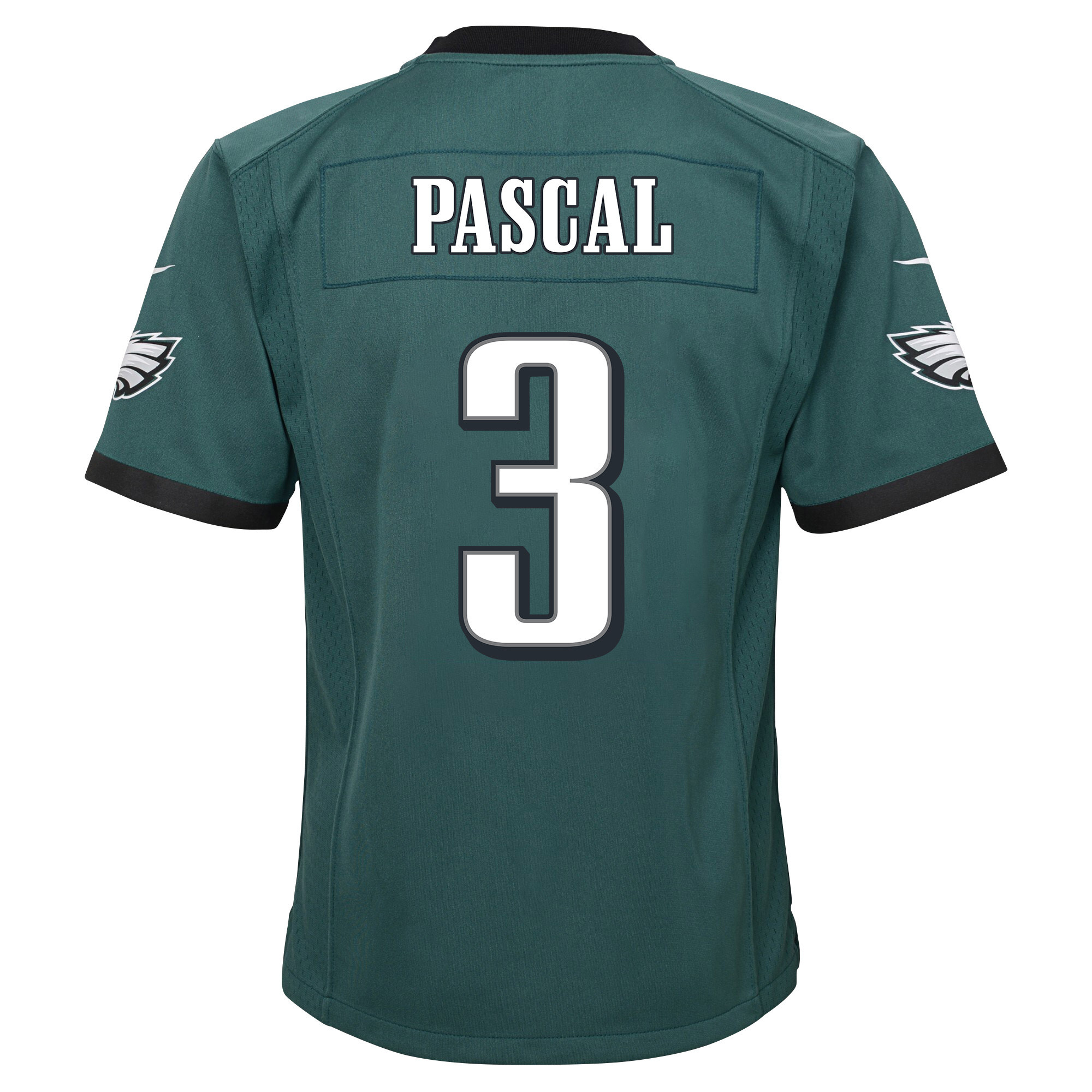 Zach Pascal 3 Philadelphia Eagles Super Bowl LVII Champions 2 Stars 2 Stars Youth Game Stitched Jersey – Black