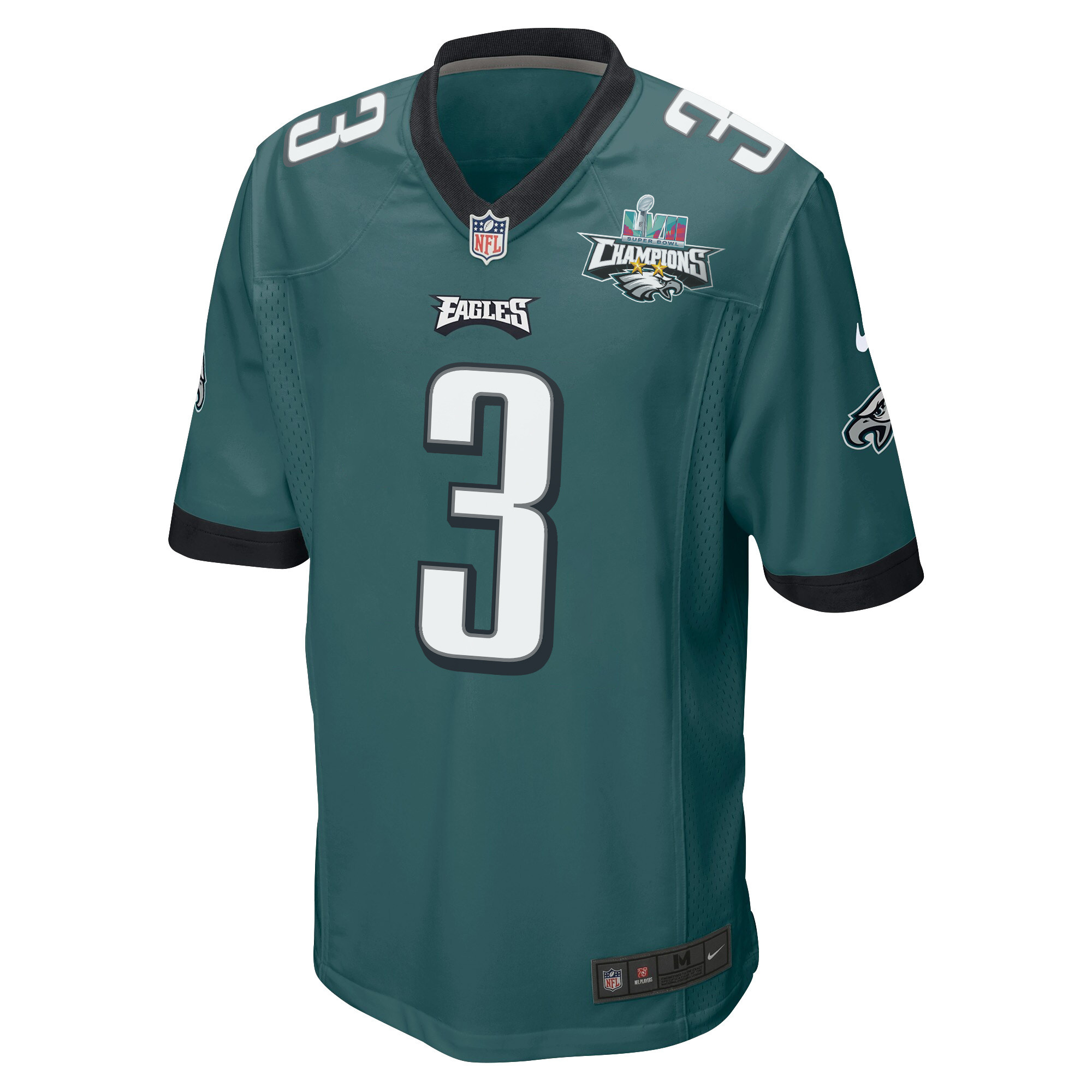 Zach Pascal 3 Philadelphia Eagles Super Bowl LVII Champions 2 Stars Men Game Stitched Jersey – Midnight Green Zach Pascal 3 Philadelphia Eagles Super Bowl LVII Champions 2 Stars Men Game Stitched Jersey – Midnight Green