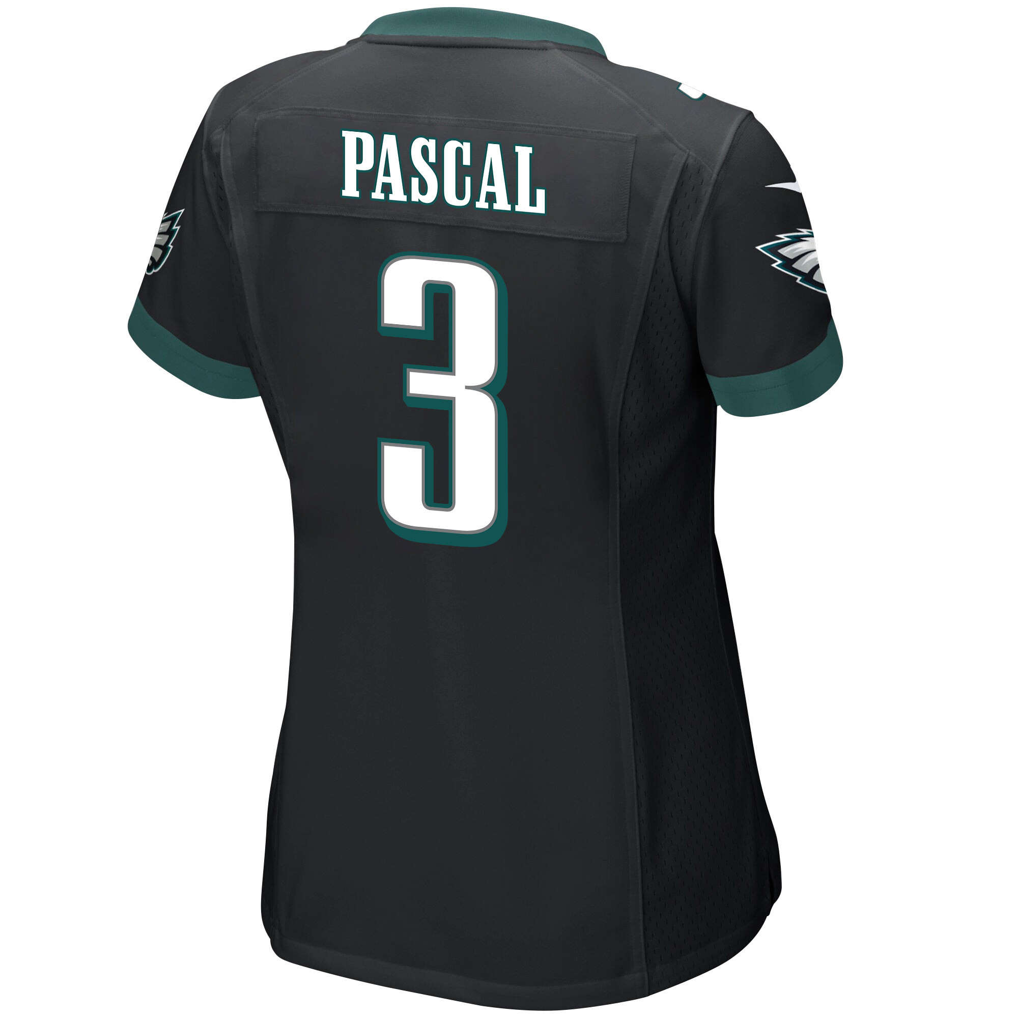 Zach Pascal 3 Philadelphia Eagles Super Bowl LVII Champions 2 Stars Women Game Stitched Jersey – Black