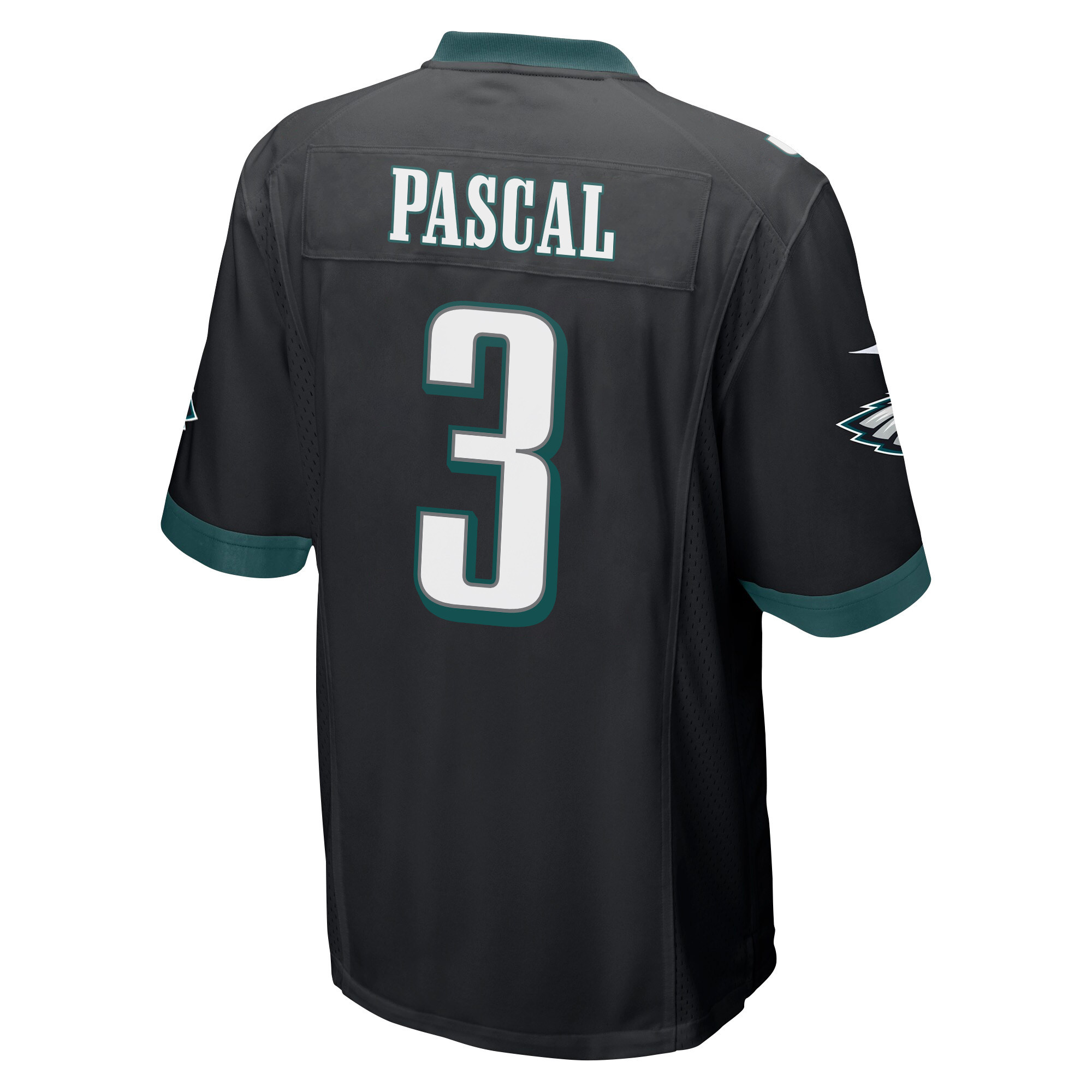 Zach Pascal 3 Philadelphia Eagles Super Bowl LVII Champions Men Game Stitched Jersey – Black