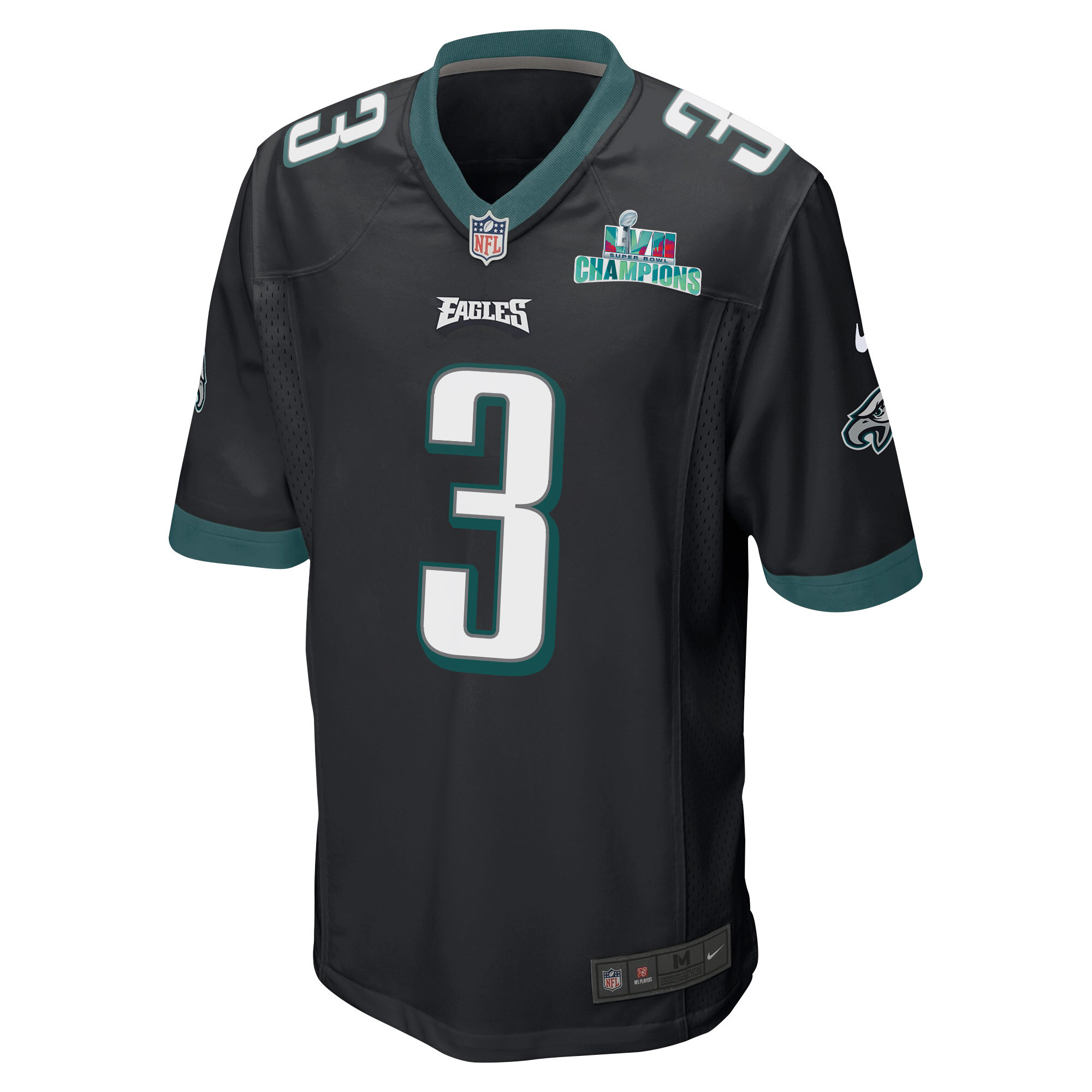 Zach Pascal 3 Philadelphia Eagles Super Bowl LVII Champions Men Game Stitched Jersey – Black
