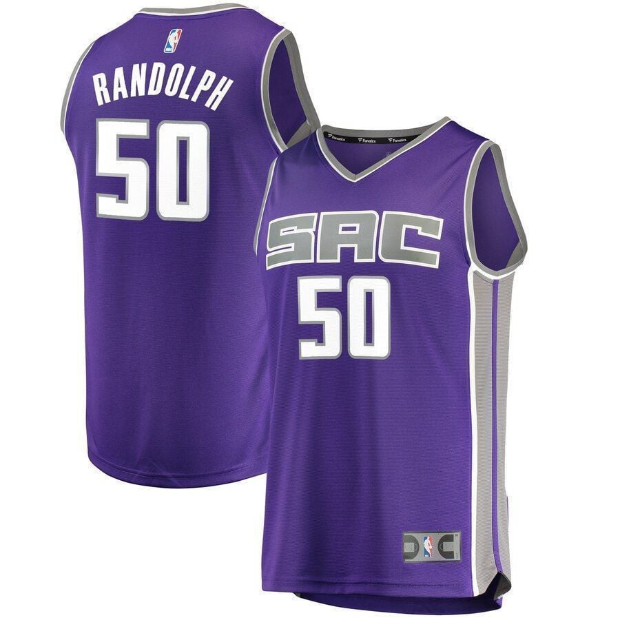 Zach Randolph Sacramento Kings Fast Break Stitched Jersey Purple – Icon Edition