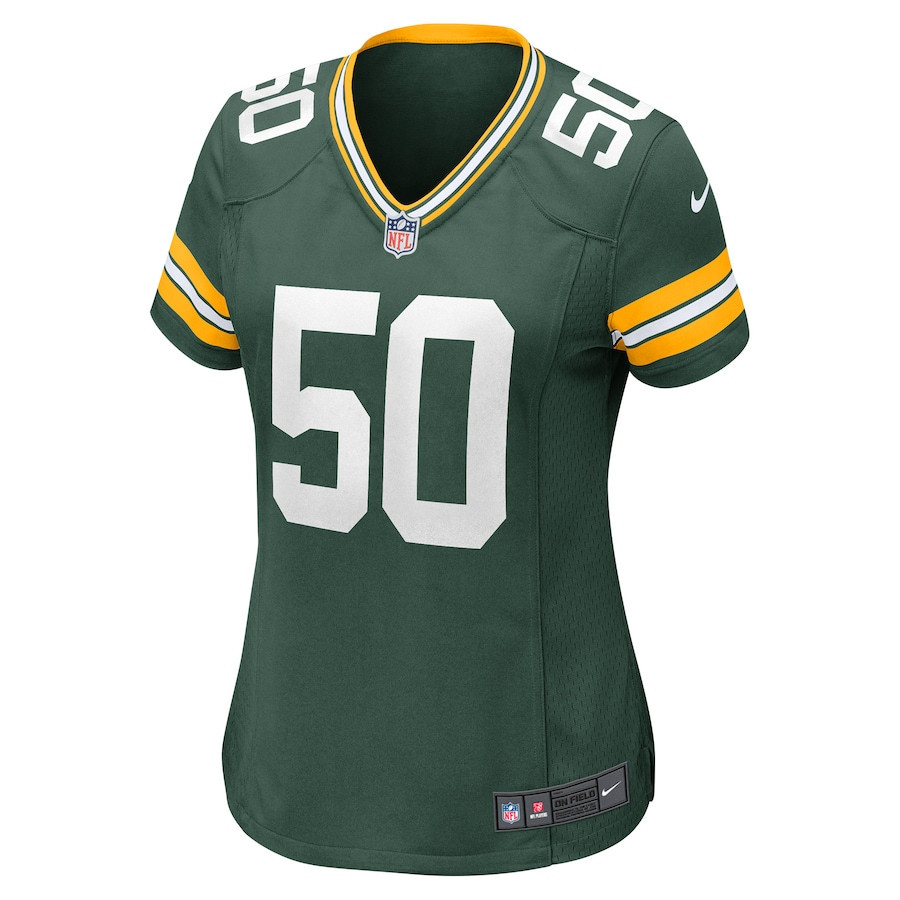 Zach Tom Green Bay Packers Women’s Player Game Stitched Jersey – Green