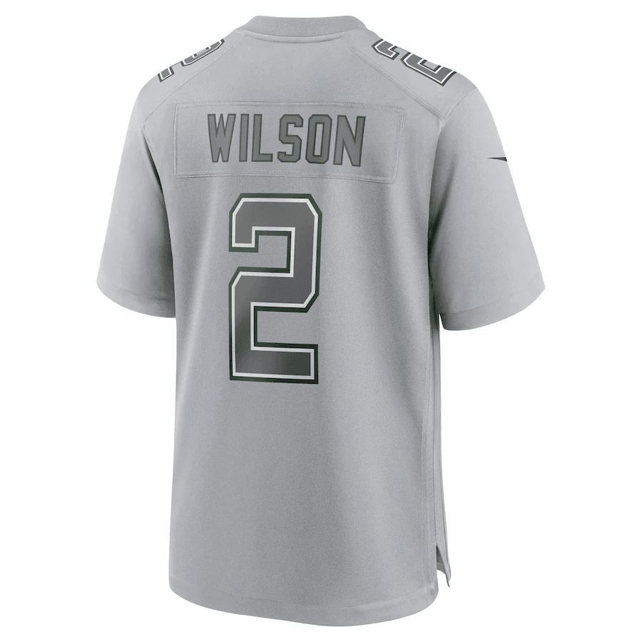Zach Wilson 2 New York Jets Men Atmosphere Fashion Game Stitched Jersey – Gray