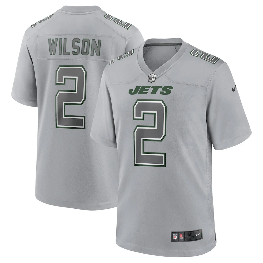 Zach Wilson 2 New York Jets Men Atmosphere Fashion Game Stitched Jersey – Gray