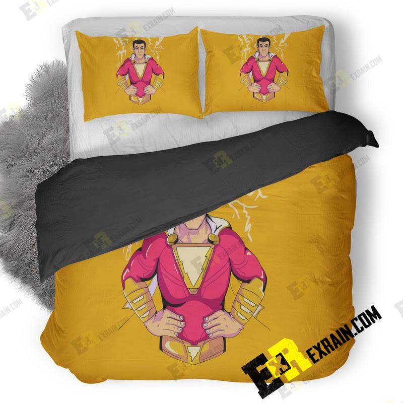 Zachary Levi Shazam Movie 3D Customized Duvet Cover Bedding Set
