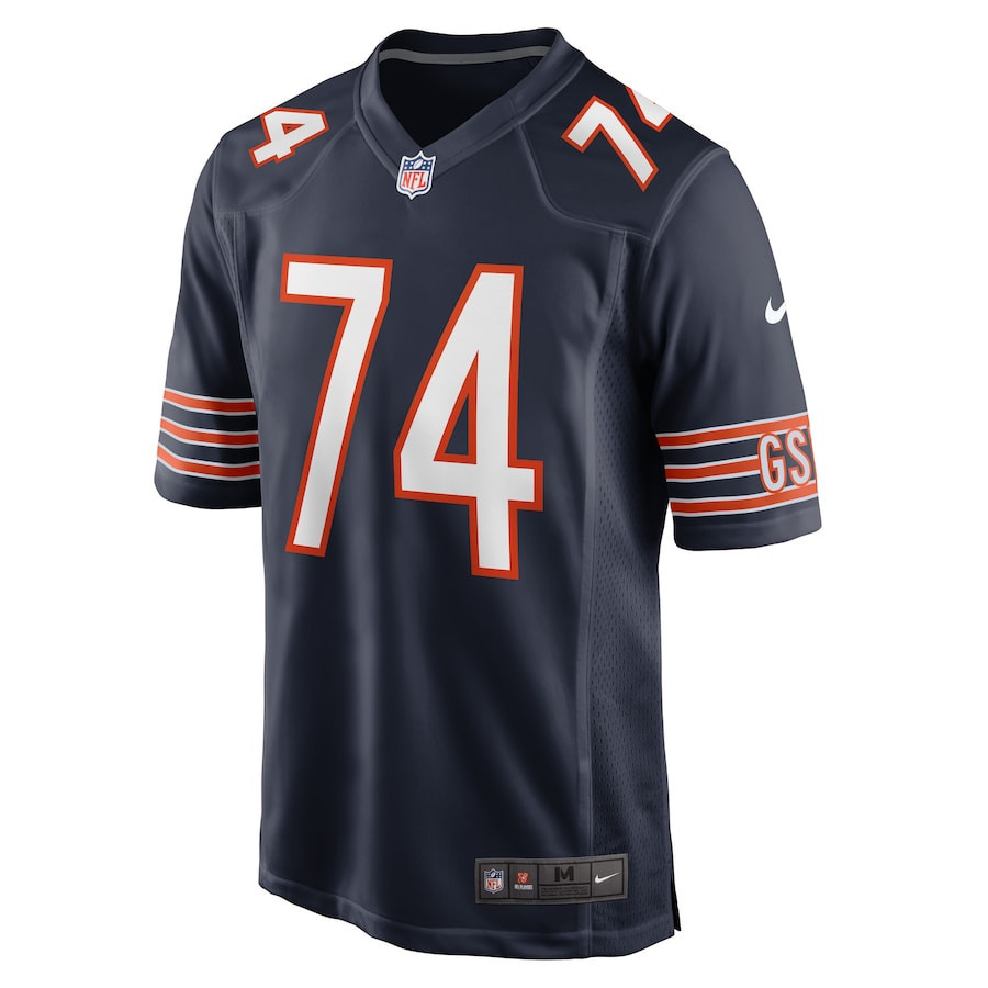Zachary Thomas Chicago Bears Stitched Jersey – Navy