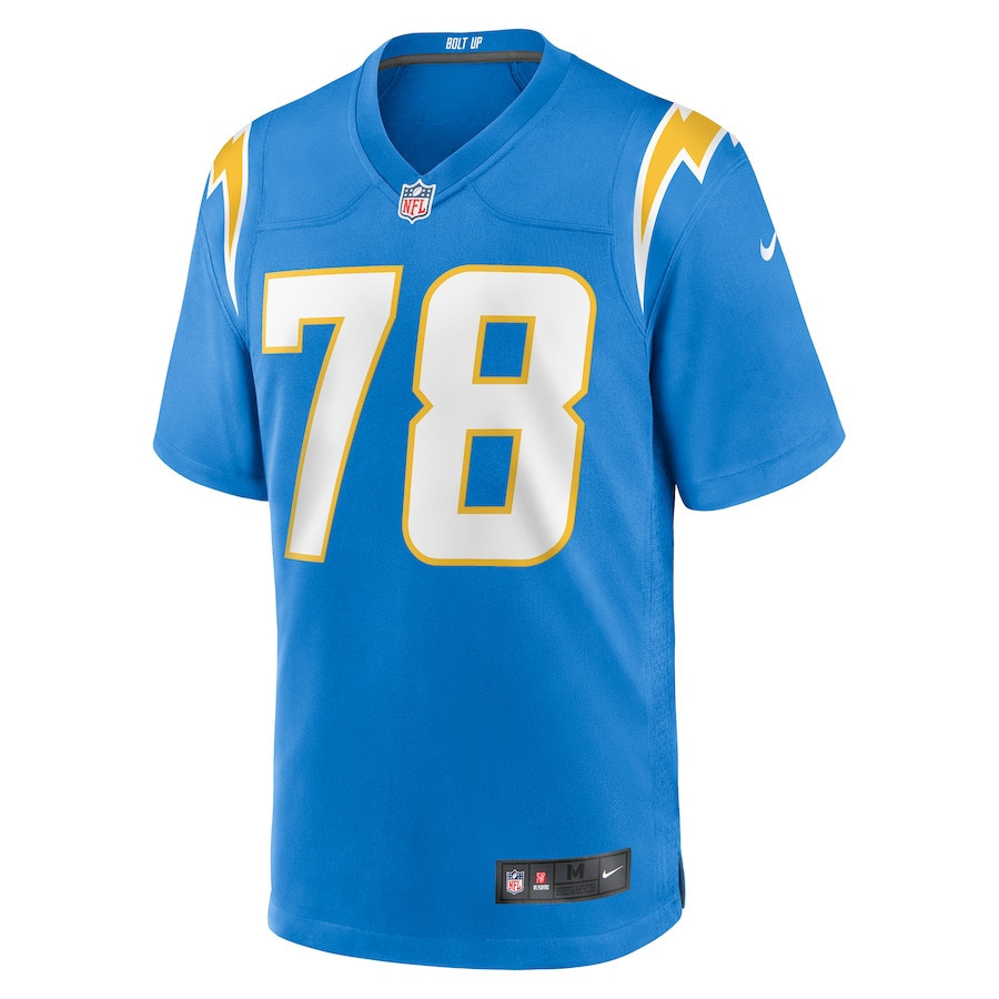 Zack Bailey Los Angeles Chargers Player Game Stitched Jersey – Powder Blue