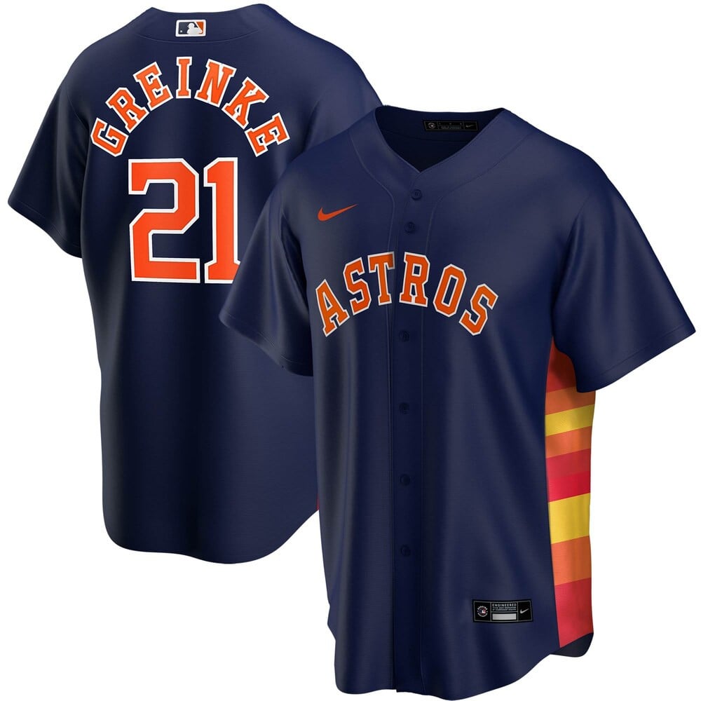 Zack Greinke Houston Astros Nike Alternate 2020 Player Stitched Jersey – Navy