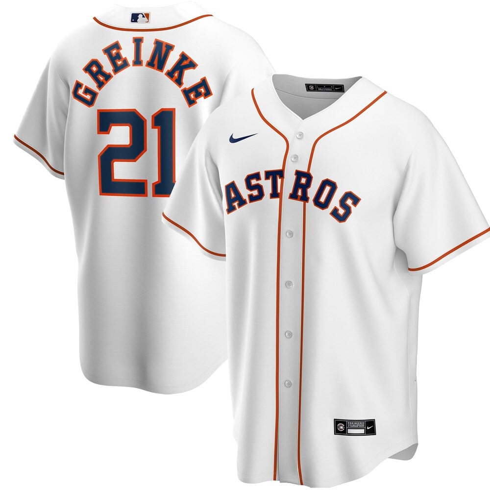 Zack Greinke Houston Astros Nike Home 2020 Player Stitched Jersey – White