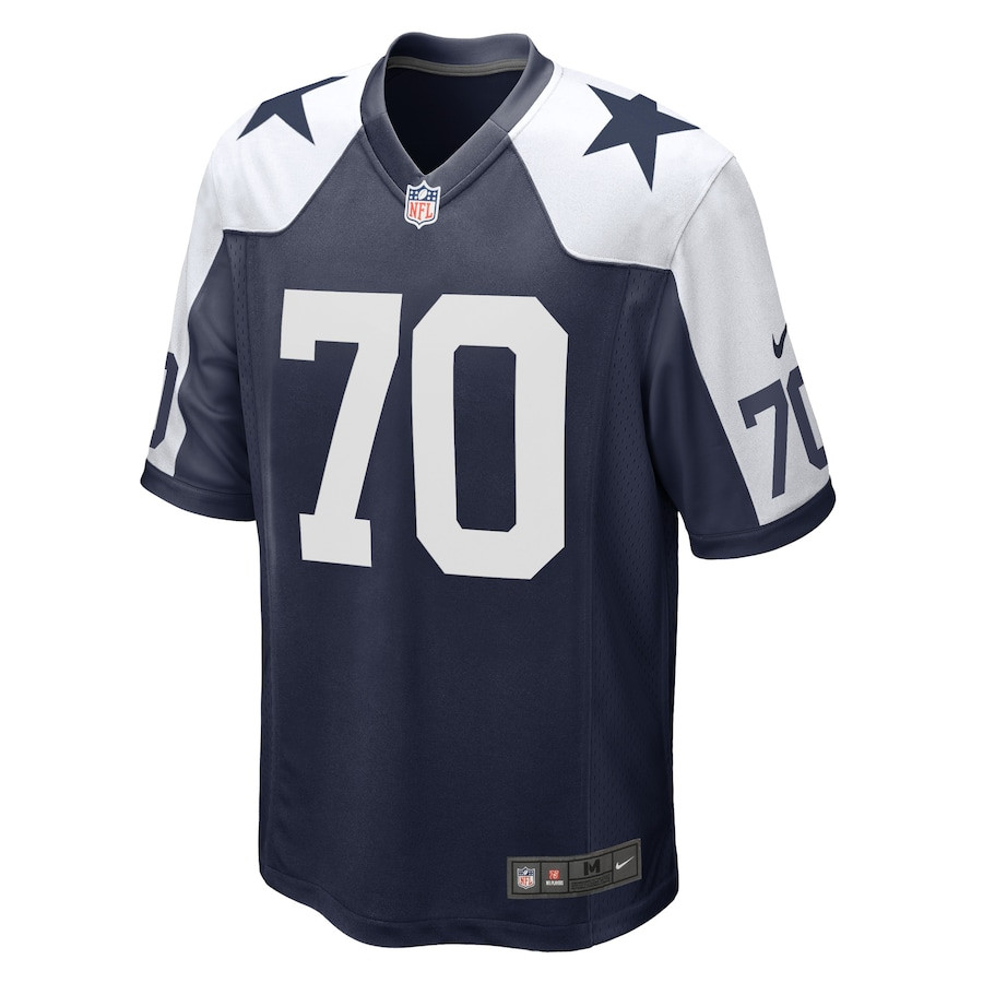 Zack Martin 70 Dallas Cowboys Game Alternate Youth Stitched Jersey – Navy