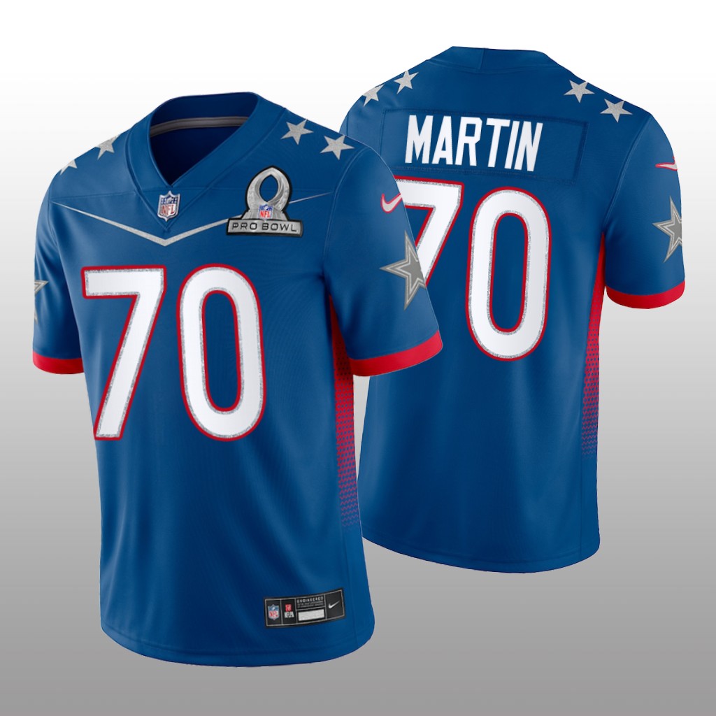Zack Martin Royal Game Jersey 2022 NFC Pro Bowl - Men's