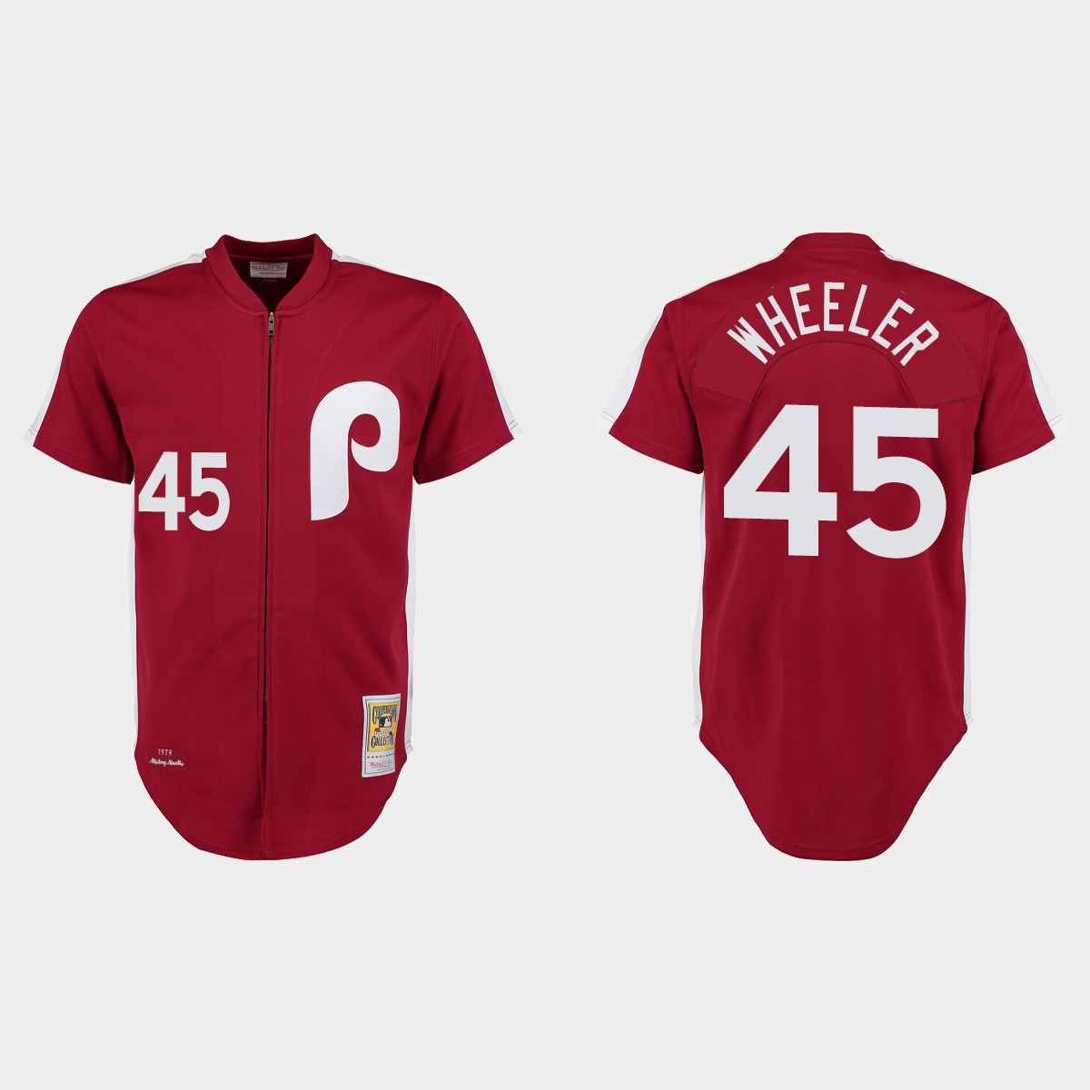 Zack Wheeler Philadelphia Phillies 1979 Throwback Jersey - Maroon