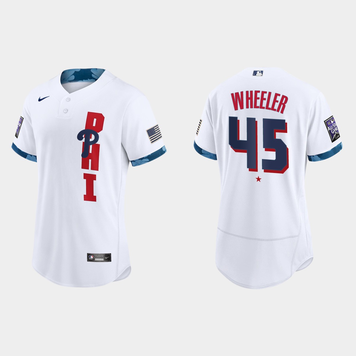 Zack Wheeler Philadelphia Phillies 2021 MLB All-Star Game Jersey - White