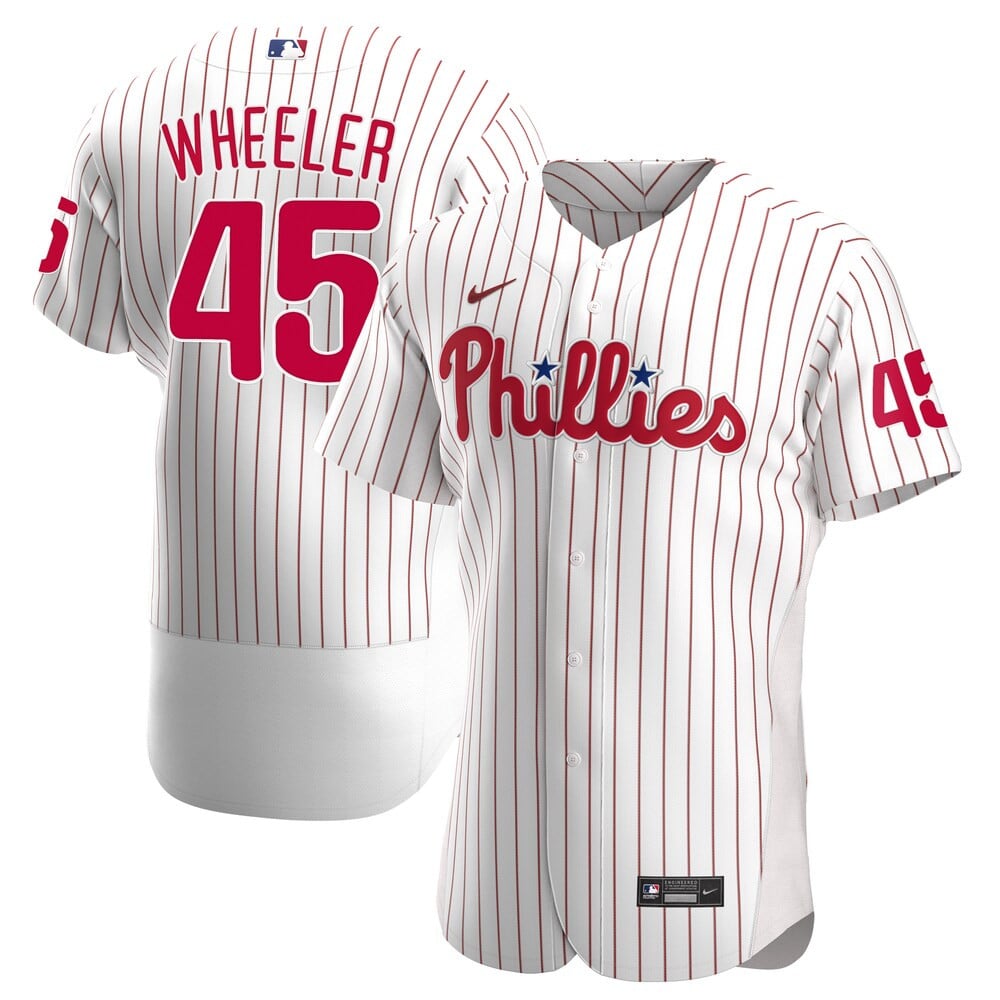 Zack Wheeler Philadelphia Phillies Nike Home 2020 Player Stitched Jersey – White