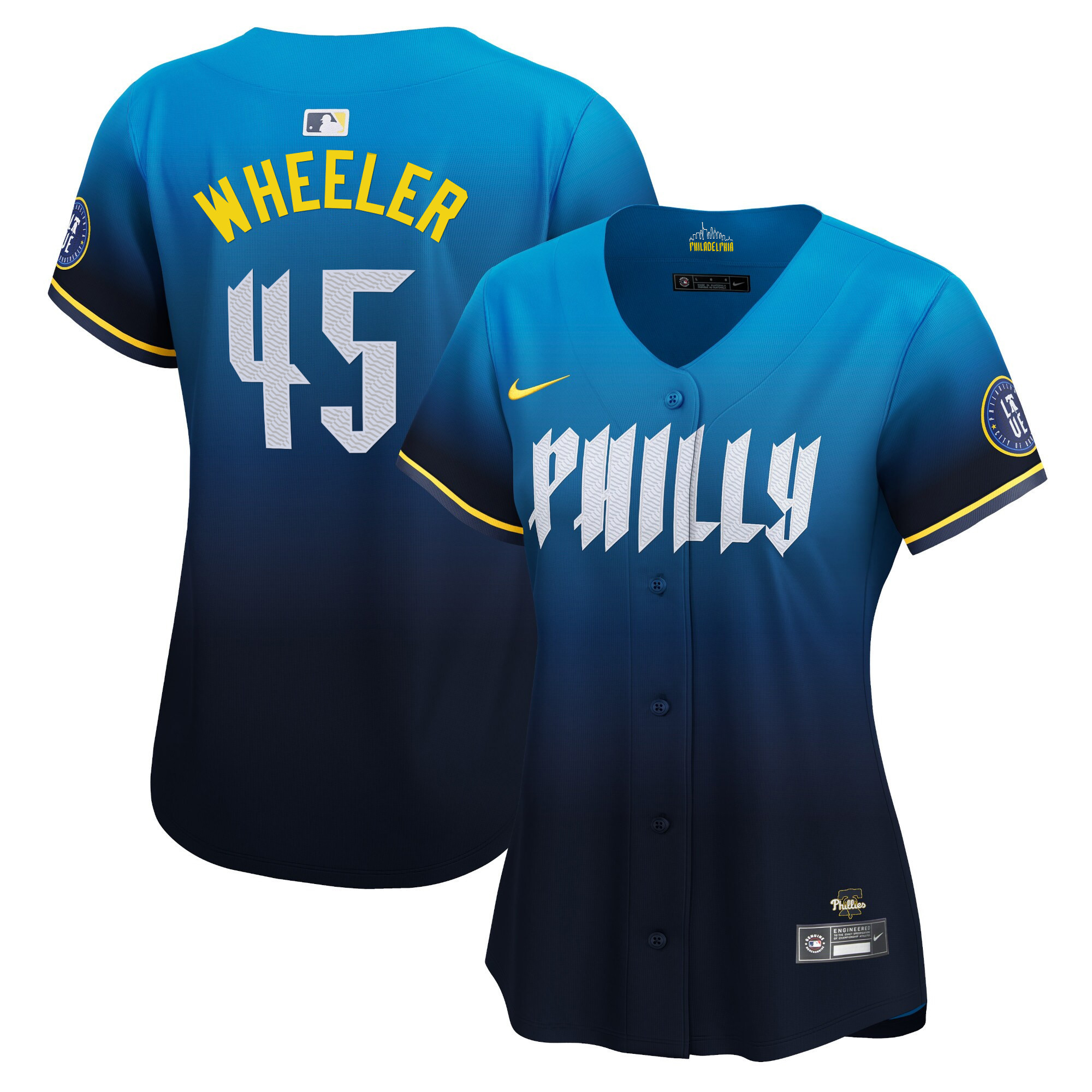 Zack Wheeler Women's Philadelphia Phillies 2024 City Connect Vapor Premier Limited Jersey - All Stitched