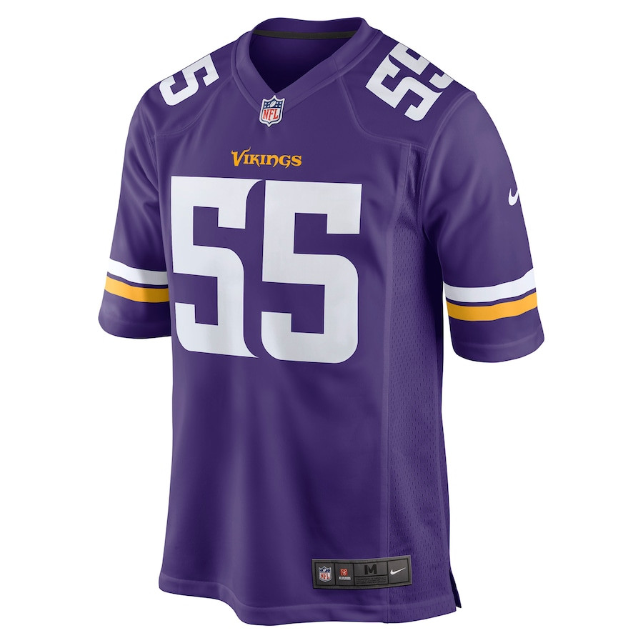 Za’Darius Smith 55 Minnesota Vikings Game Stitched Jersey – Purple Za’Darius Smith 55 Minnesota Vikings Game Stitched Jersey – Purple