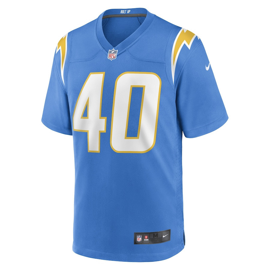 Zander Horvath Los Angeles Chargers Stitched Jersey – Powder Blue