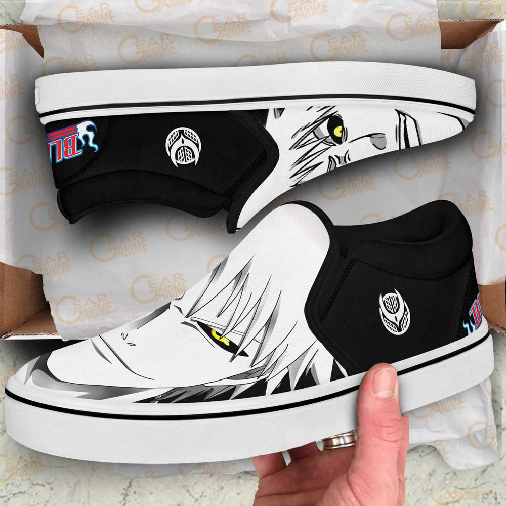 Zangetsu Slip-On Shoes Canvas Custom Anime Bleach Shoes
