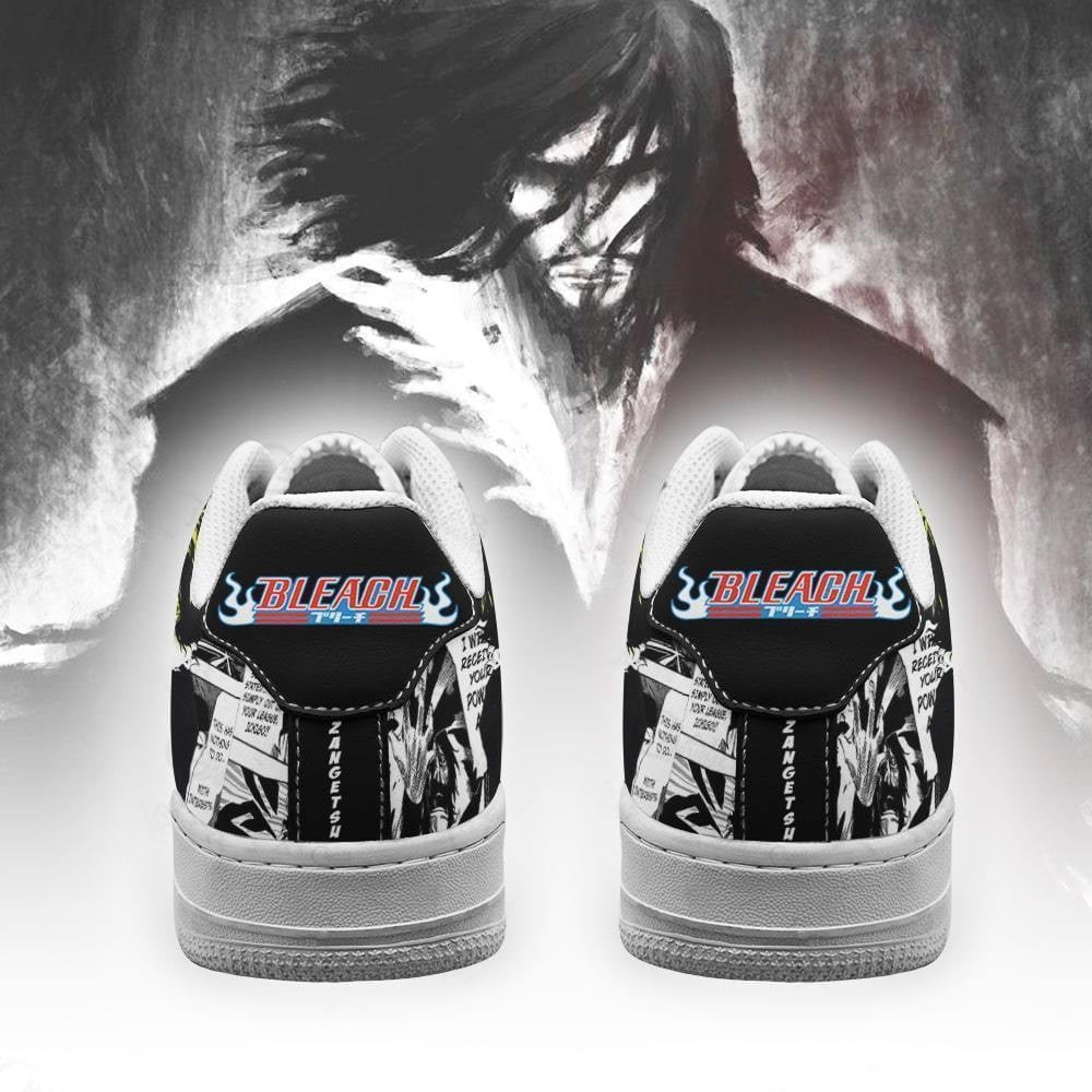 Zangetsu Sneakers Bleach Anime Shoes Fan Gift Idea