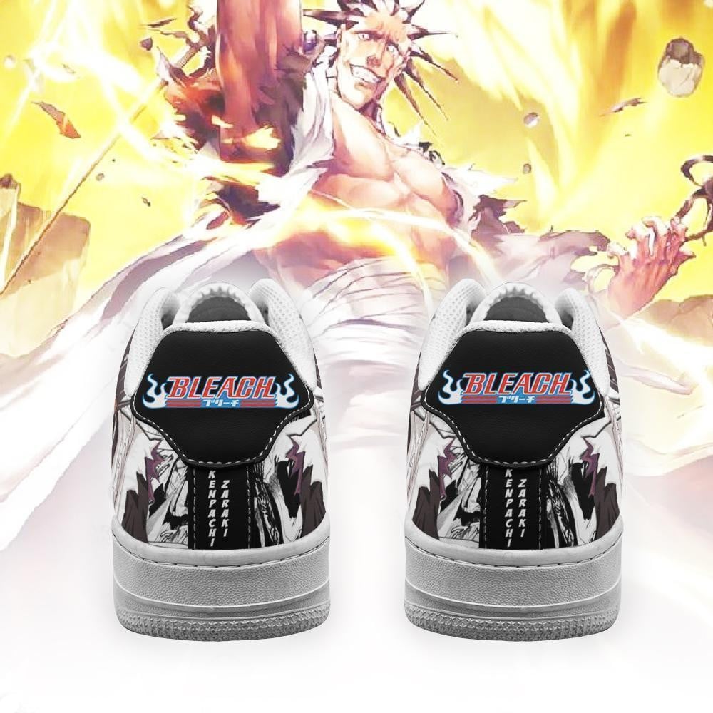 Zaraki Kenpachi Sneakers Bleach Anime Shoes Fan Gift Idea
