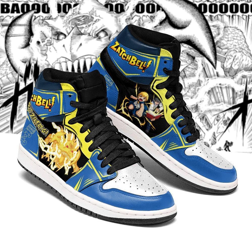 Zatch Bell Baou Zakeruga JD1s Sneakers Anime Shoes, Air Jordan Hightop