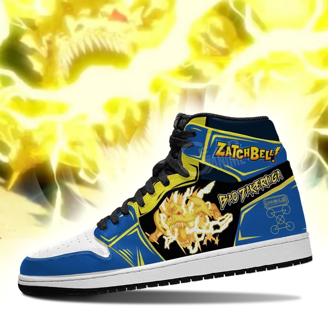 Zatch Bell Baou Zakeruga JD1s Sneakers Anime Shoes, Air Jordan Hightop