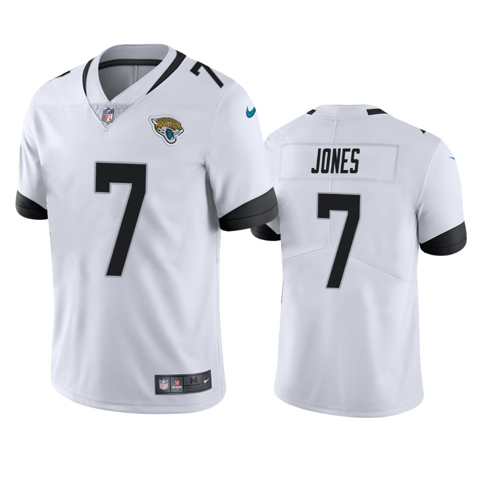 Zay Jones 7 Jacksonville Jaguars White Vapor Limited Stitched Jersey