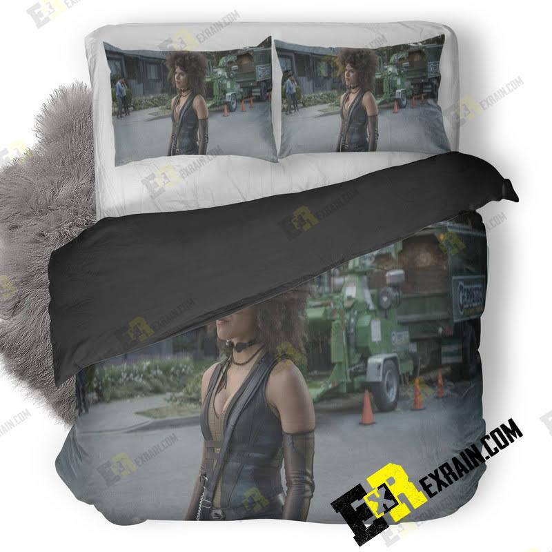 Zazie Beetz As Domino In Deadpool Movie 0O 3D Customized Duvet Cover Bedding Set