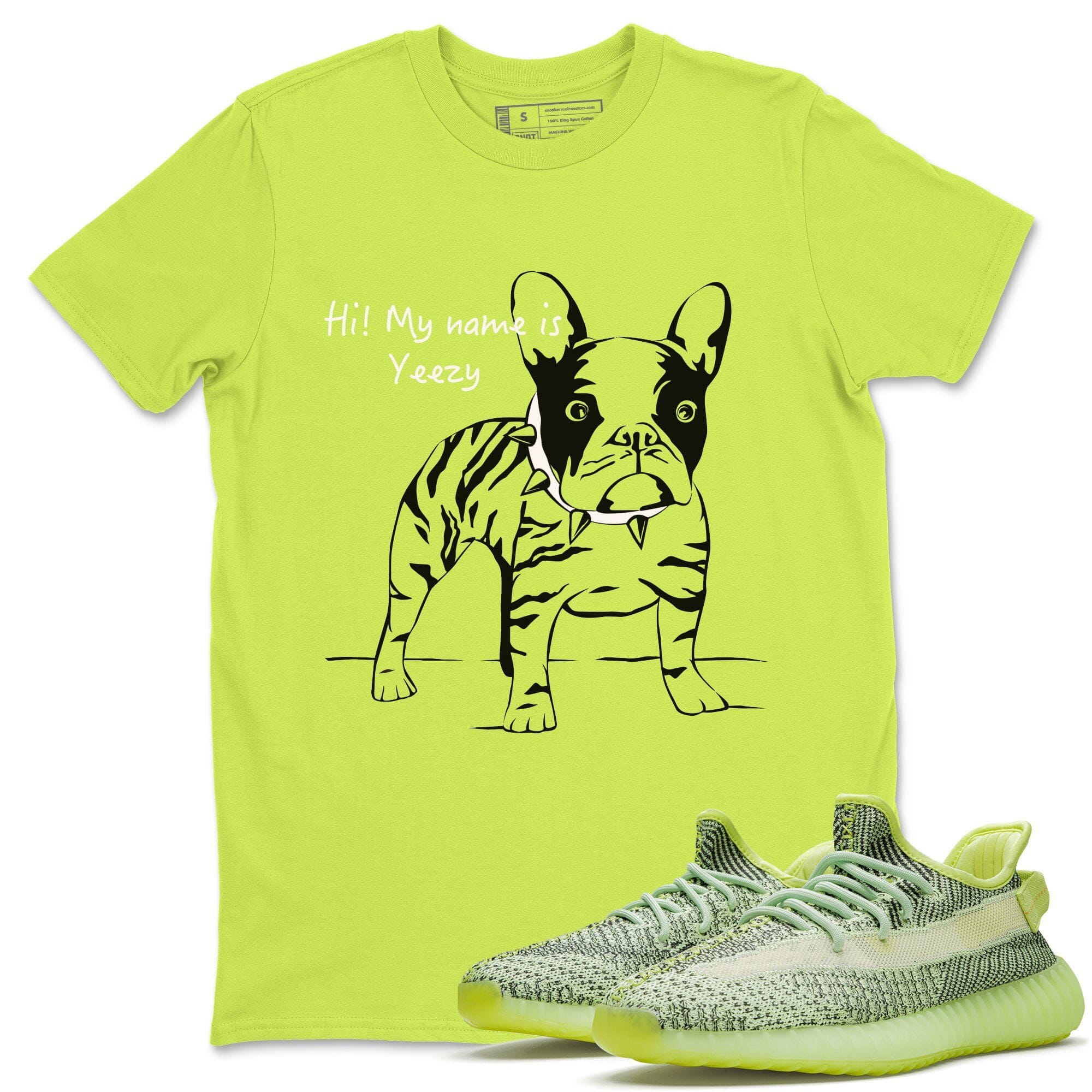 Zebra Frenchie Unisex Tshirt – Yeezy 350 V2 Yeezreel